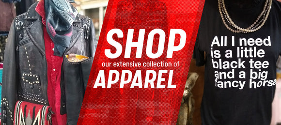 Shop our extensive collection of apparel.